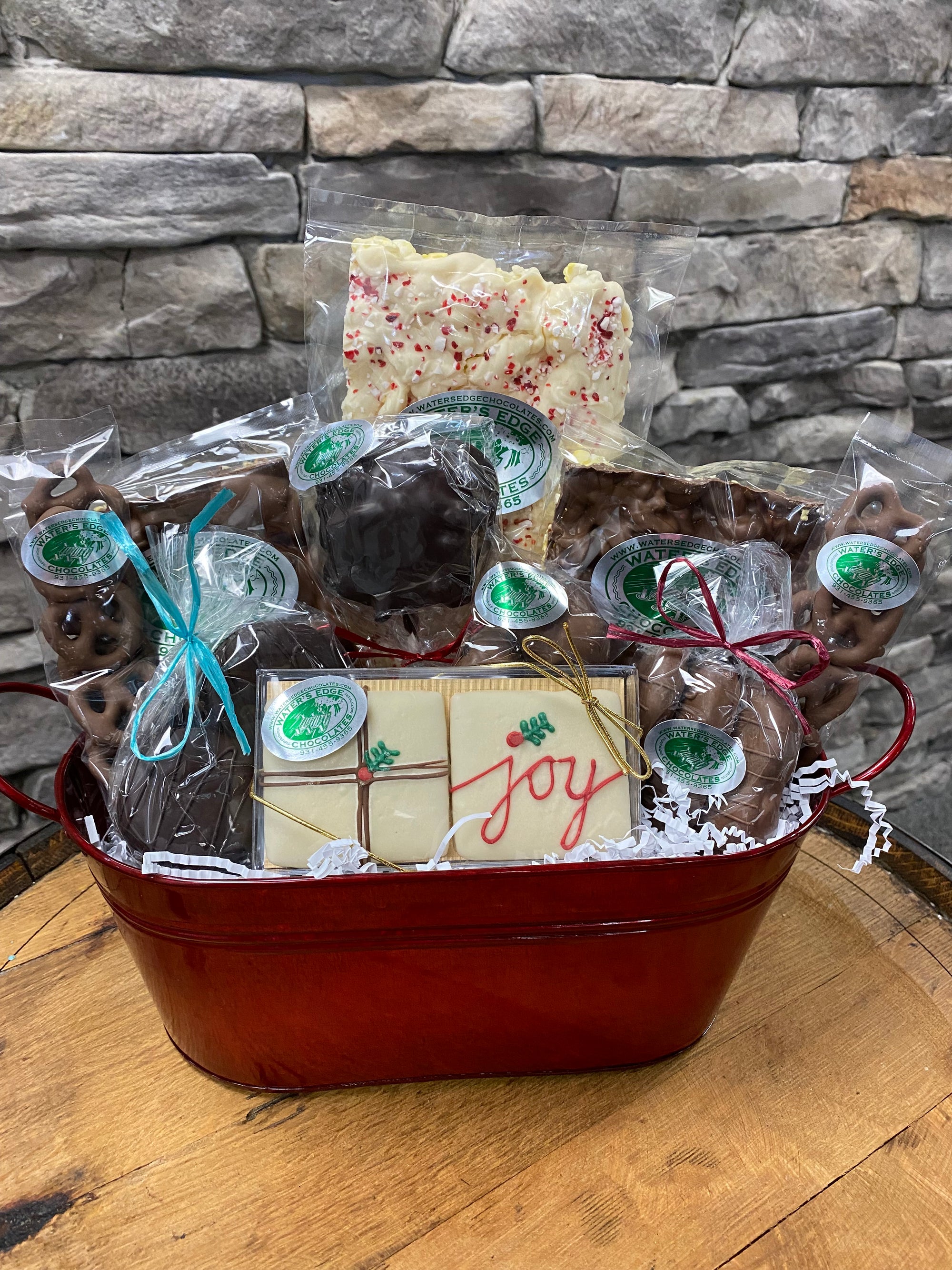 Chocolate Joy Christmas Basket