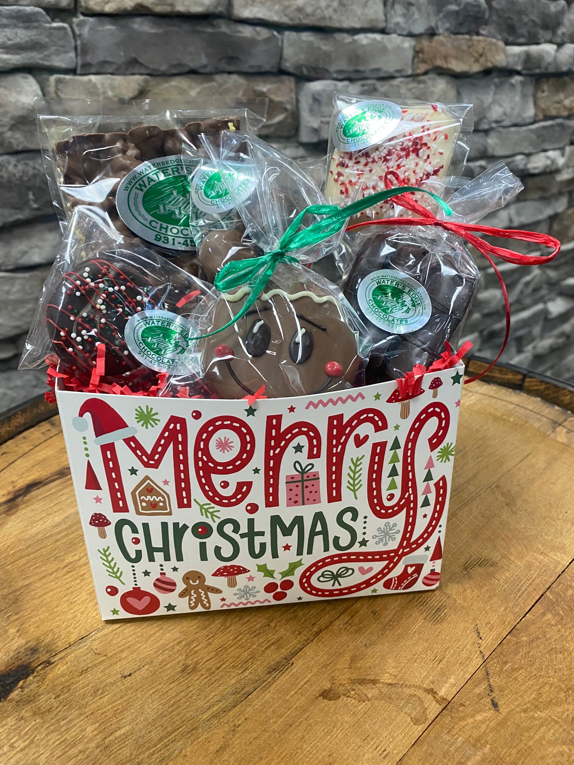 Chocolate Merry Christmas Basket