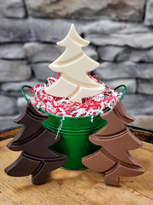 Solid Chocolate Christmas Tree