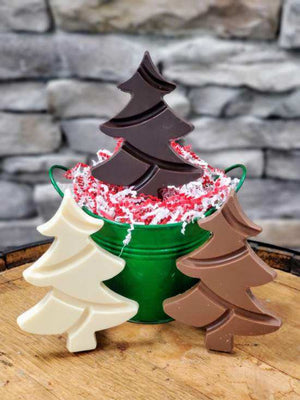 Solid Chocolate Christmas Tree