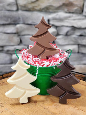 Solid Chocolate Christmas Tree