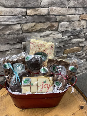Chocolate Joy Christmas Basket