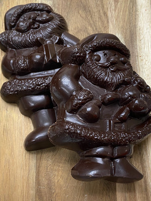 Solid Chocolate Santa