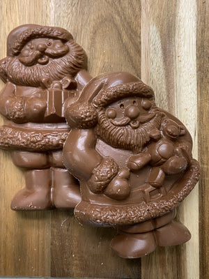Solid Chocolate Santa